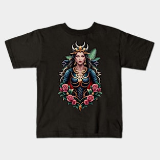 dragon woman Kids T-Shirt